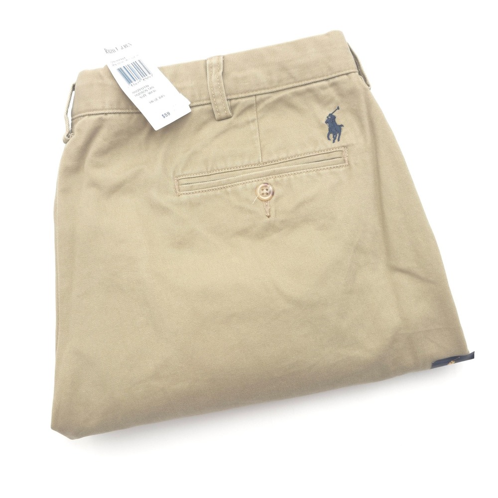 Polo Ralph Lauren The Preston Pant Men 38x30 Fit 36X29.5 Hudson Tan Straight NWT